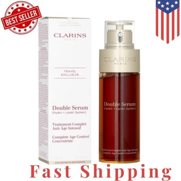 Clarins Other - New Clarins Double Serum Hydric + Lipidic System 3.3 oz / 100ml – New Sealed